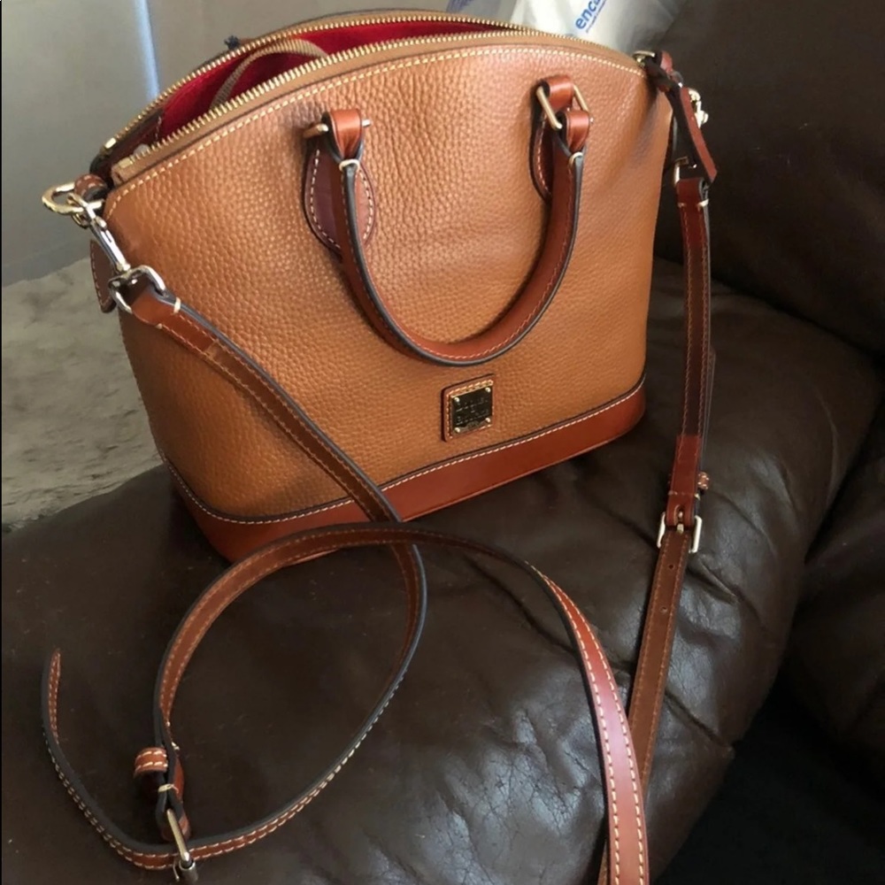 NWT Dooney & Bourke Darcy Satchel - Caramel